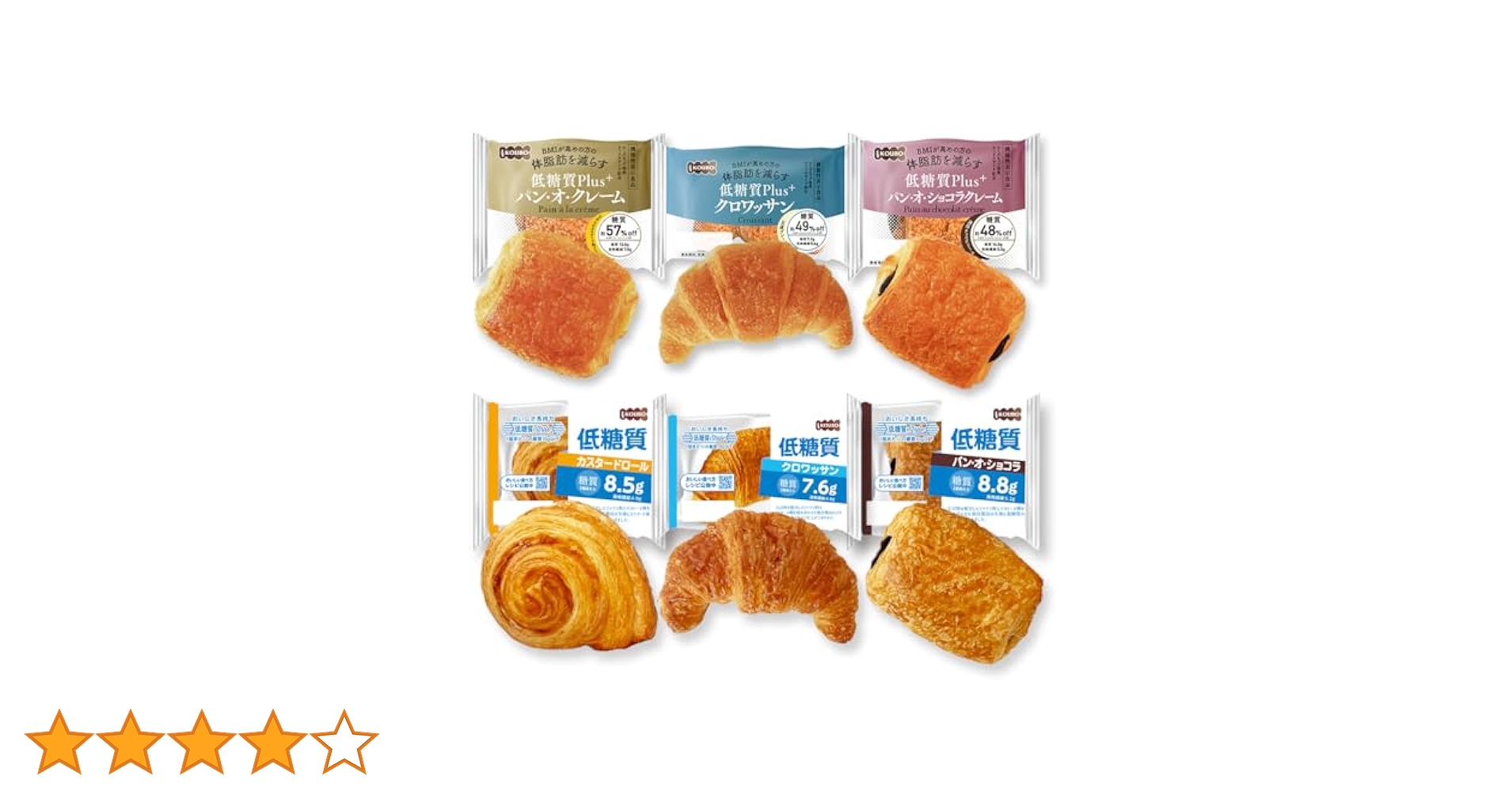 COMO 低糖質クロワッサン ロングライフパン 各2箱分 楽天市場】最大40%OFFクーポン 【60日】低糖質クロワッサン（16